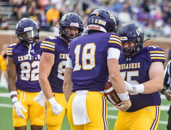 Football dominates Keystone in 64-14 win