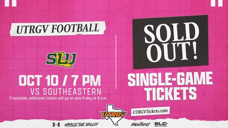 Saturday's Football Game Sold Out