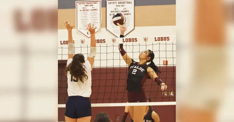Lobos begin the second half of district volleyball
