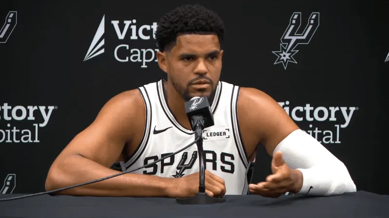 Tobias Harris suffers calf strain, questionable for Spurs season opener