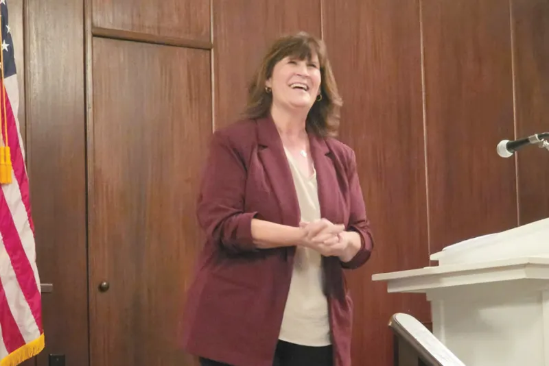 Grapeland ISD Superintendent Speaks at Local Event