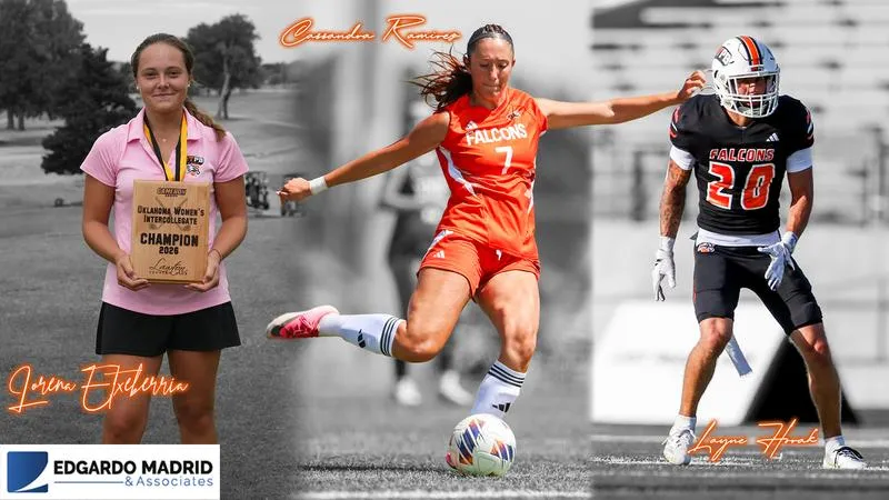 Etxeberria, Ramirez, Horak named Edgardo Madrid & Associates Student-Athletes of the Month for September