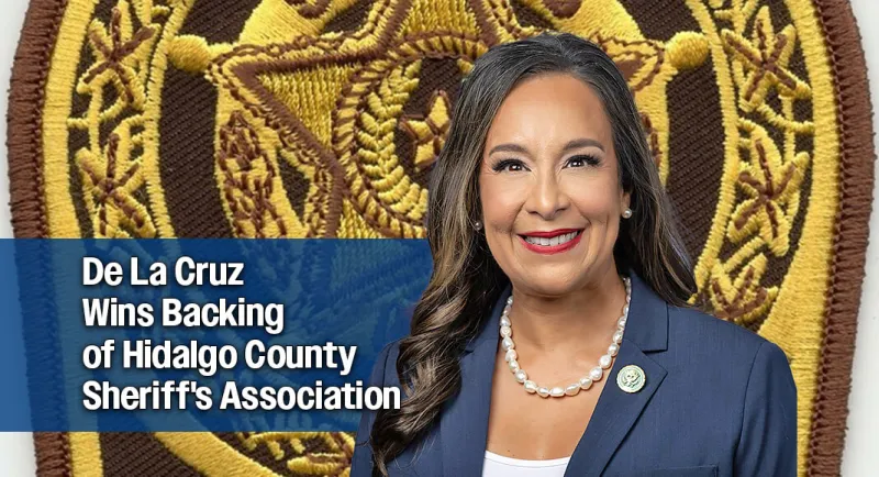 Hidalgo County Sheriff's Association Endorses Congresswoman Monica De La Cruz