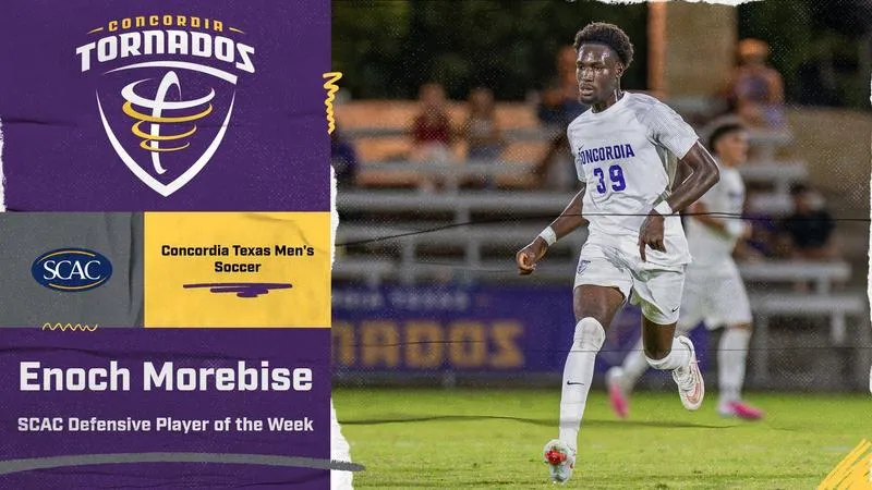 Enoch Morebise Named SCAC Defensive Player of the Week