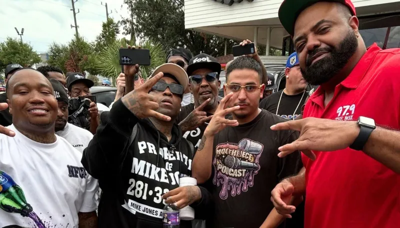 Mike Jones Hosts H-Town Rap Cypher, Launches Purple Float Drink