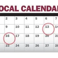 Calendar for Wednesday, Oct. 7
