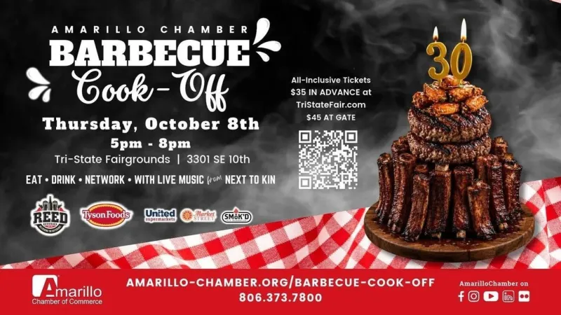 Join us for the Amarillo Chamber barbecue cook-off Thursday