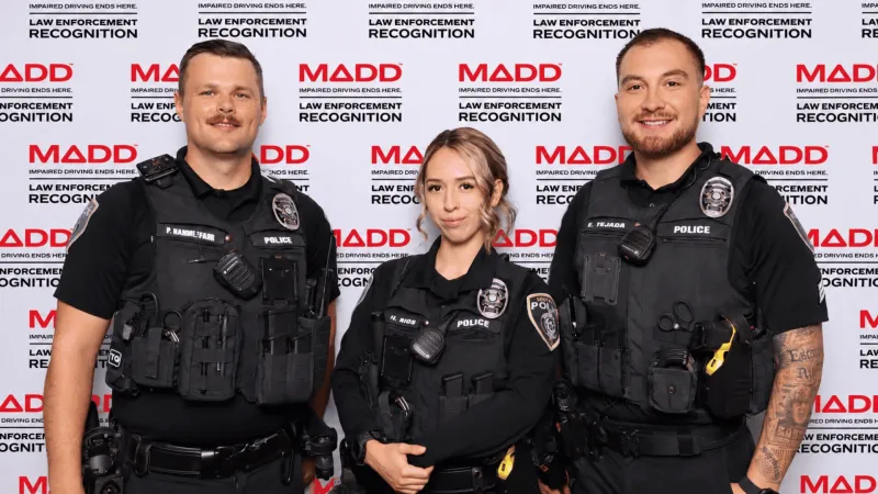Southlake Police Officers Honored for Commitment to Preventing Impaired Driving