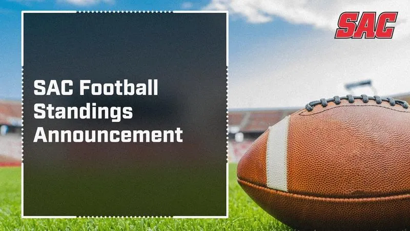 Sooner Athletic Conference Announces Football Standings Update