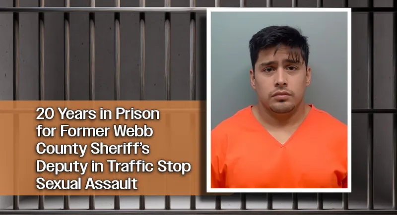 Ex-Deputy Handed 20-Year Prison Term for Sexually Assaulting Woman After Traffic Stop