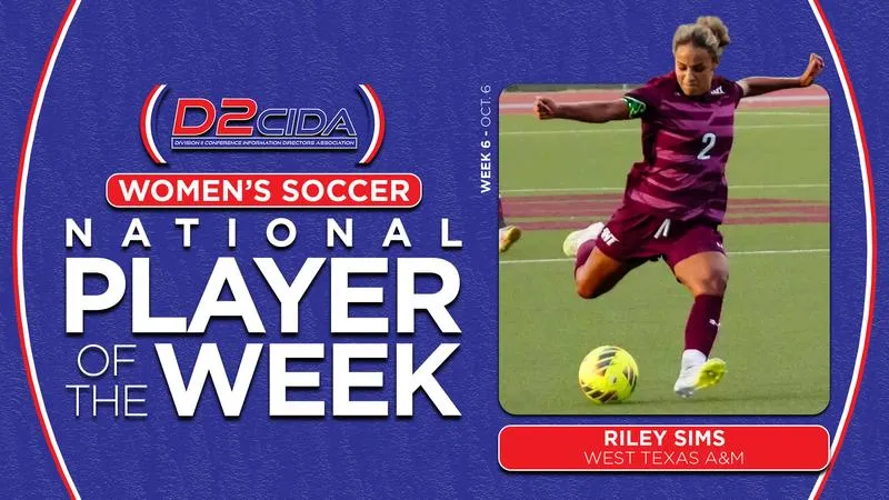 Riley Sims Named D2CIDA National Player of the Week