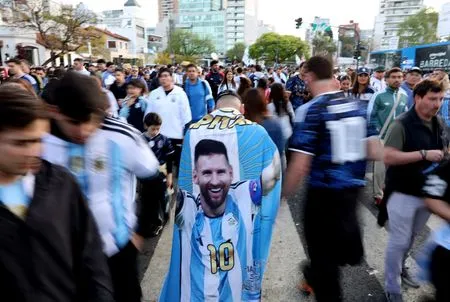 Soccer-Teammates and fans bid emotional farewell to Messi ahead of Argentina finale