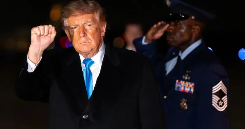 The Latest: Trump heads to Maryland in effort to tout factory investments amid economic fears