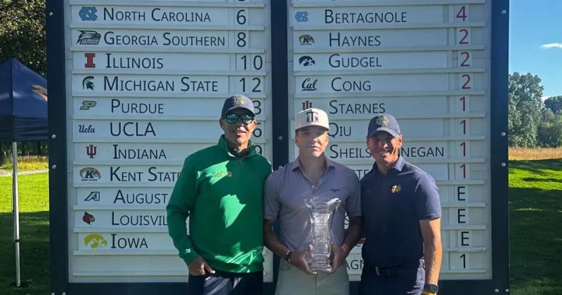 A&M men's golf's Ennis wins Fighting Irish Classic