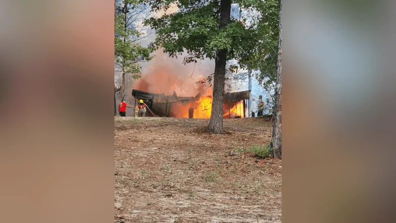 Explosions rock Sabine County home, woman with severe burns flown to hospital