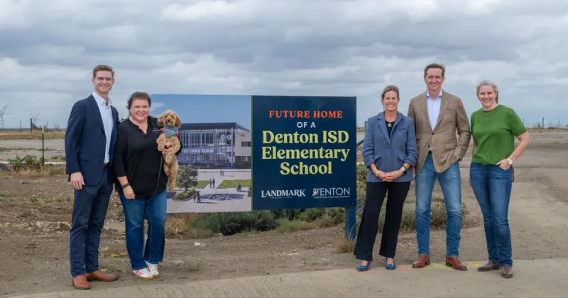 Denton ISD acquires elementary school site in new massive Landmark development