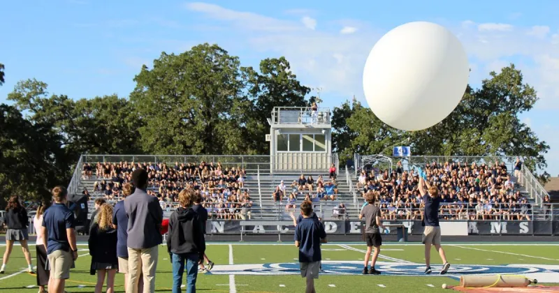 PHOTOS: Allen Academy launches high-altitude balloon