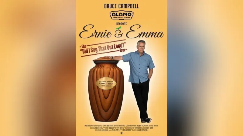 Tickets on sale now for Bruce Campbell's 'Ernie & Emma'; Austin screenings
