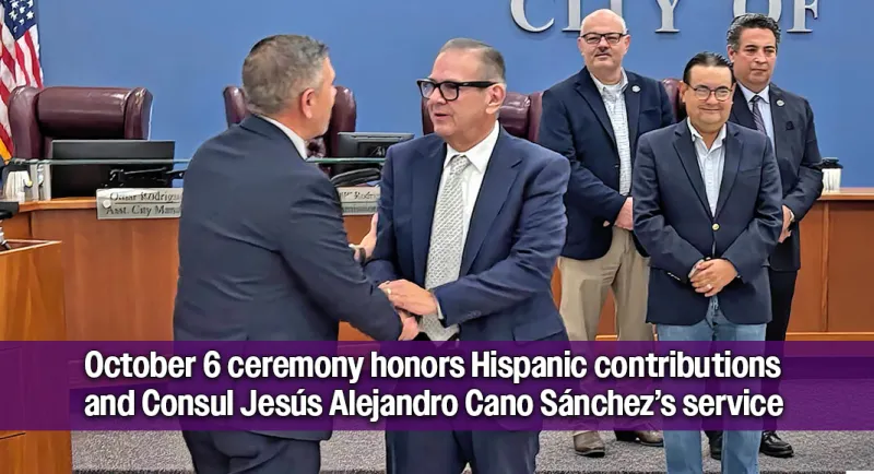 Weslaco Proclaims Hispanic Heritage Month and Recognizes Mexican Consulate