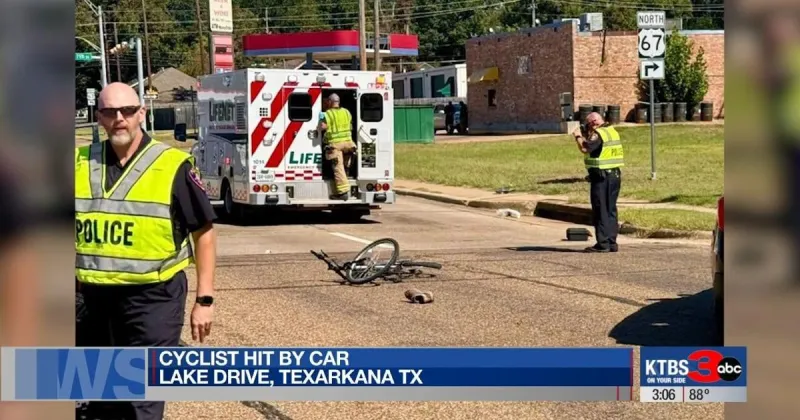 Cyclist seriously injured after being struck by vehicle on Lake Drive