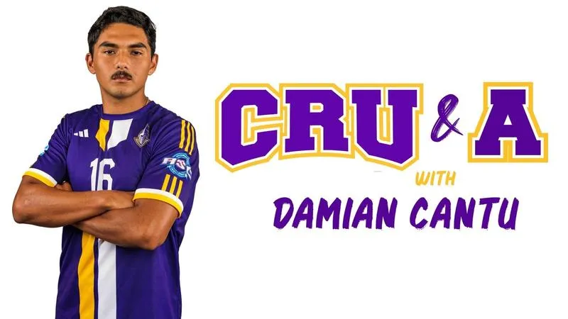 Cru & A with men's soccer's Damian Cantu