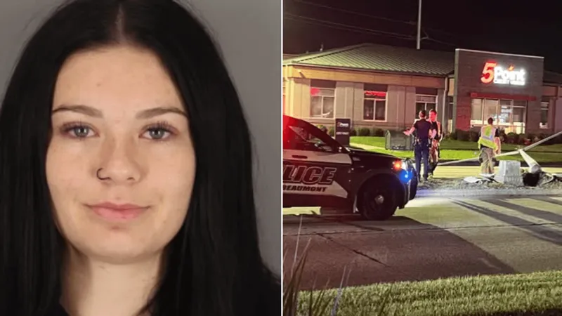 Woman charged with DWI after crash knocks over utility pole on Dowlen