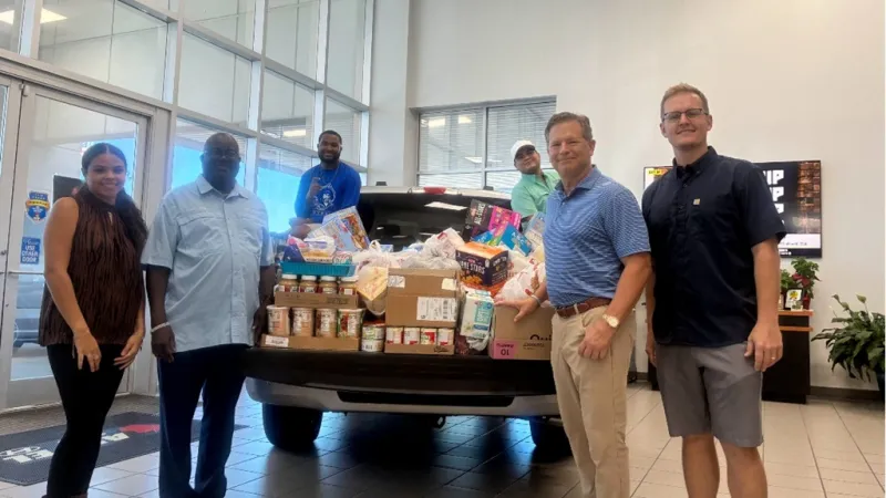 APPEL FORD COLLECTS OVER 1,300 POUNDS OF FOOD FOR FAITH MISSION FOOD PANTRY