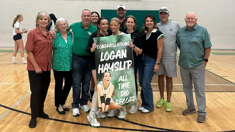 CUBETTE VOLLEYBALL FALLS TO LAKE CREEK AS HAYSLIP SETS A NEW SCHOOL RECORD