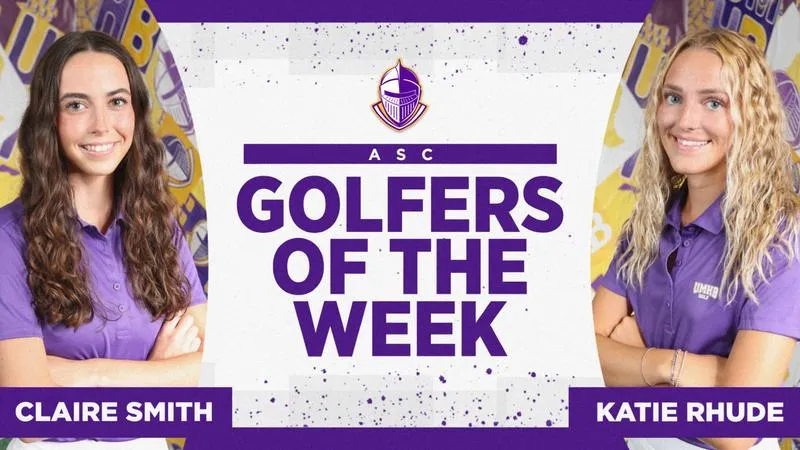 Claire Smith and Katie Rhude named ASC Golfers of the Week