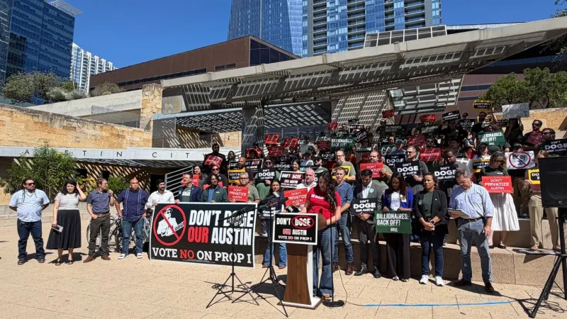 What is the debate over Austin's Prop I?