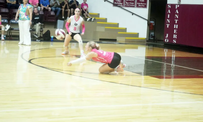 Saint Jo drops Forestburg in five games