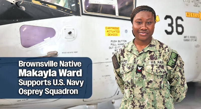Brownsville Native Supports U.S. Navy Osprey Squadron