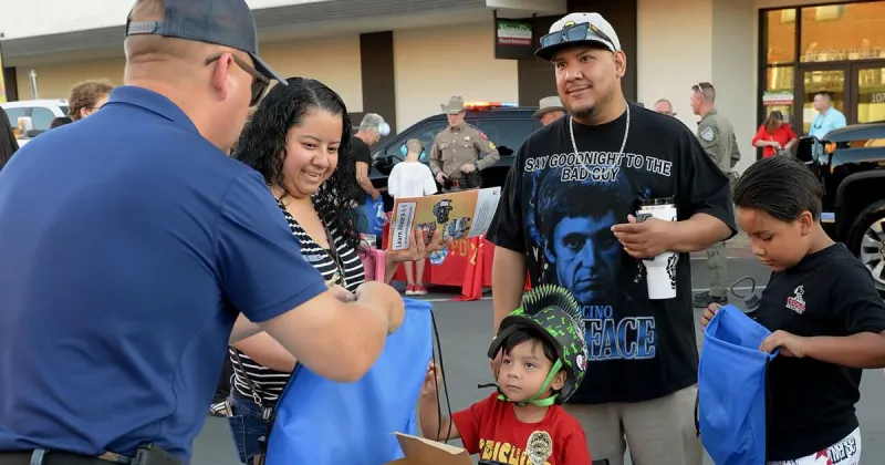 Community engages with law enforcement, fire personnel during National Night Out