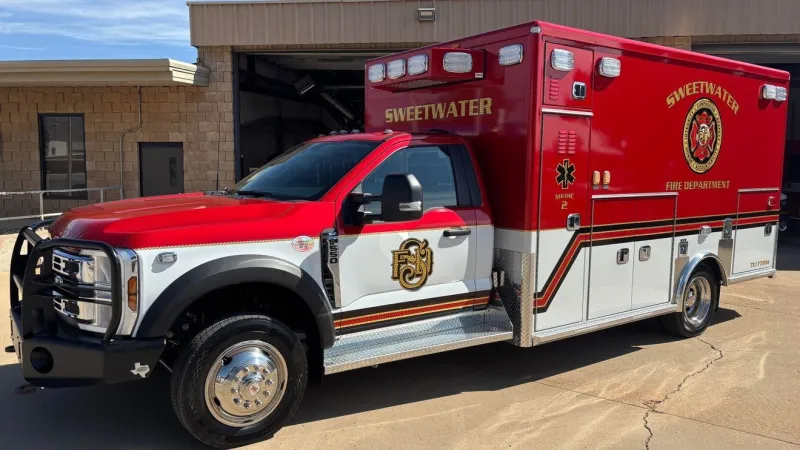 Sweetwater Fire Department adds new ambulance with $310,000 EEF grant funding