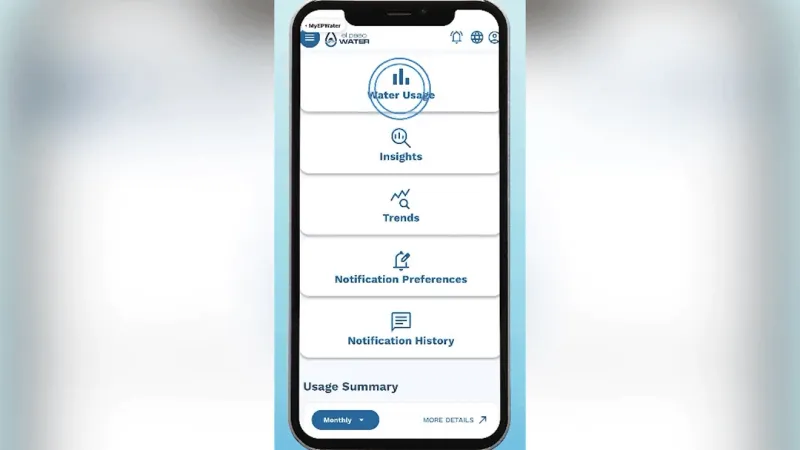 El Paso Water launches "My E-P Water" app for billing, usage tracking and outage alerts