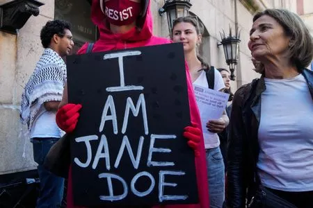 Protesters stage 'I Am Jane Doe' rally in New York City against sexual violence