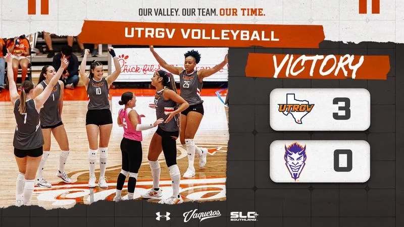Volleyball Sweeps Northwestern State to Stay Perfect in Southland Conference Play