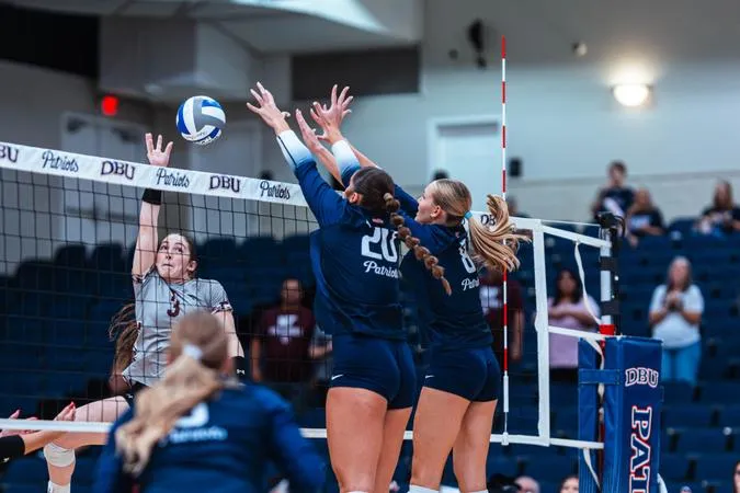 Volleyball Hosts St. Mary's and St. Edward's at The Burg Center