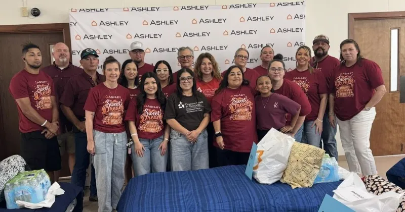 Ashley marks Bay City anniversary with 37-bed donation