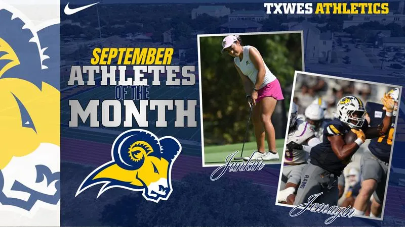 Junkin and Jernagin Named TXWES Athletes of the Month