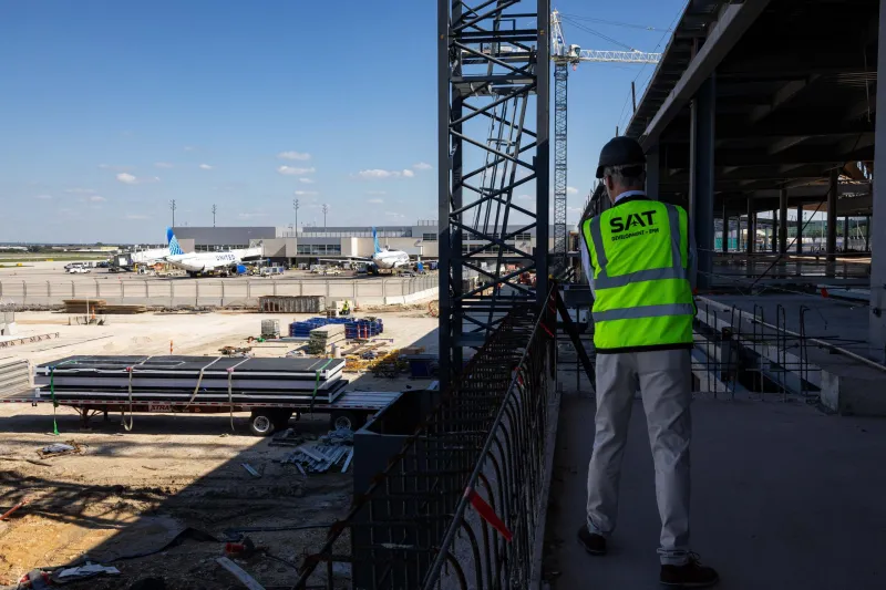 Here's a first look at how the new San Antonio airport terminal is coming along