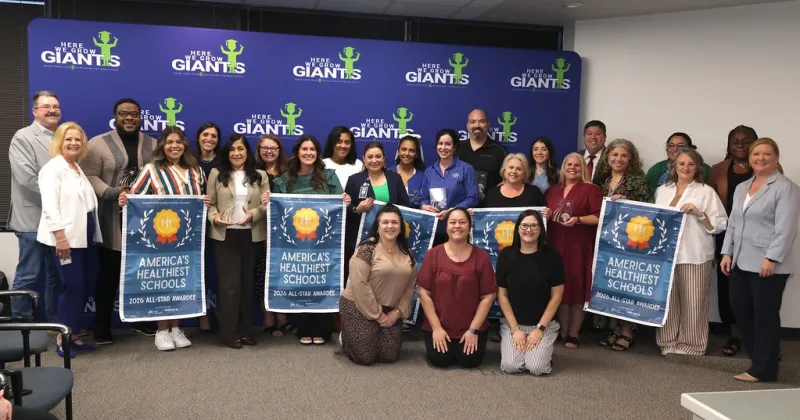 GCCISD celebrates 15 campuses named among America's Healthiest Schools