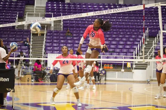 Lady Panthers drop 4-set match to Alabama A&M