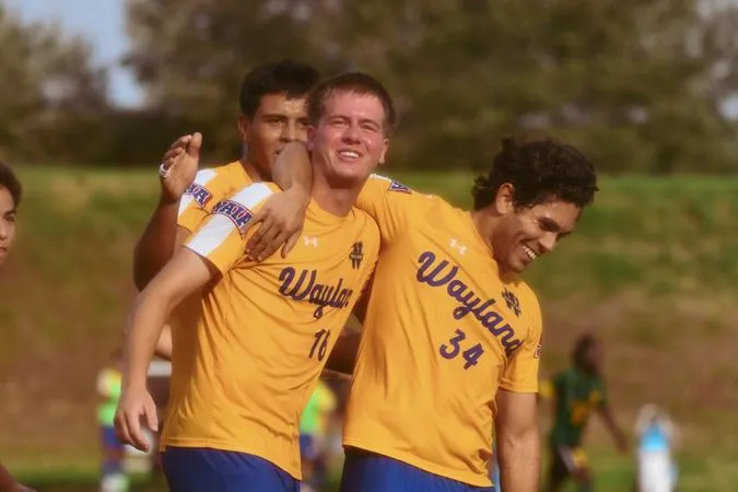 Wayland Men's Soccer Rallies Past Southwestern Christian for 2-1 Road Victory