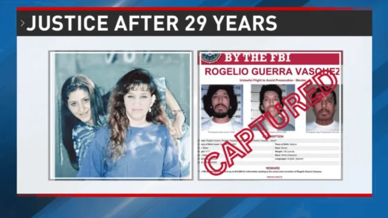 29 YEARS ON THE RUN: Daughter's fight for murdered mother ends with father's capture