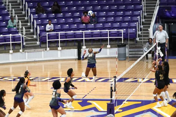 Lady Panthers secure 5-set victory over Alabama State