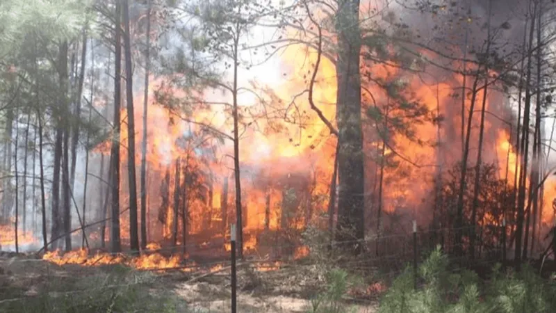 Lawnmower fire destroys two structures, threatens two more in Jasper County