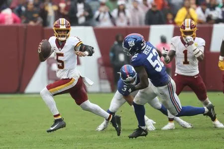 Jayden Daniels takes blame for Commanders' OT clock gaffe