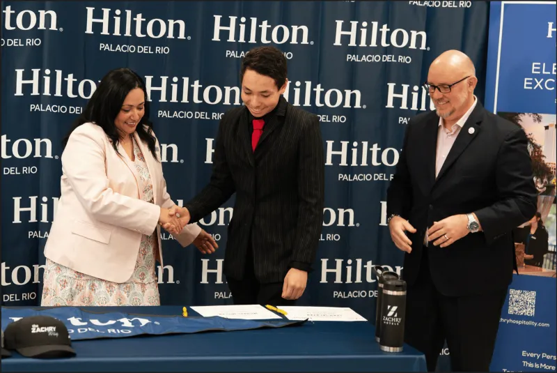 East Central ISD high schoolers landed internships with some of San Antonio's biggest hotels