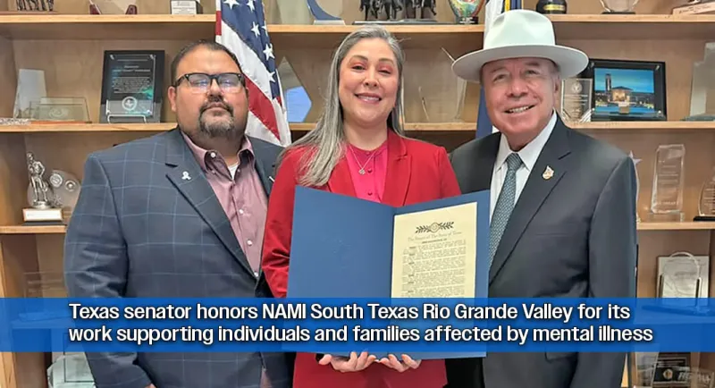 Sen. Juan "Chuy" Hinojosa Recognizes Suicide Prevention Efforts and Texas' $10.4 Billion Mental Health Commitment